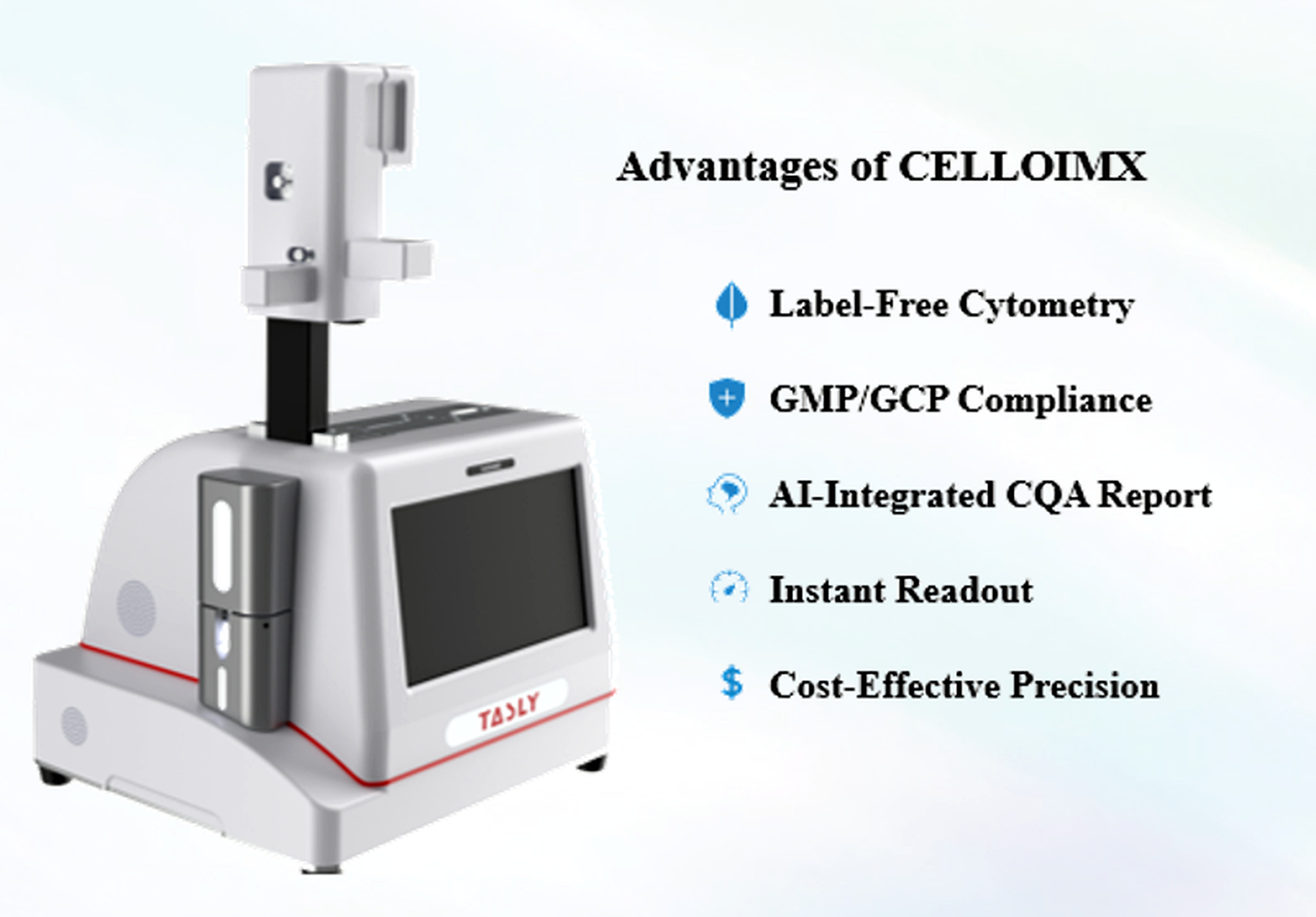 CELLOIMX device advantages